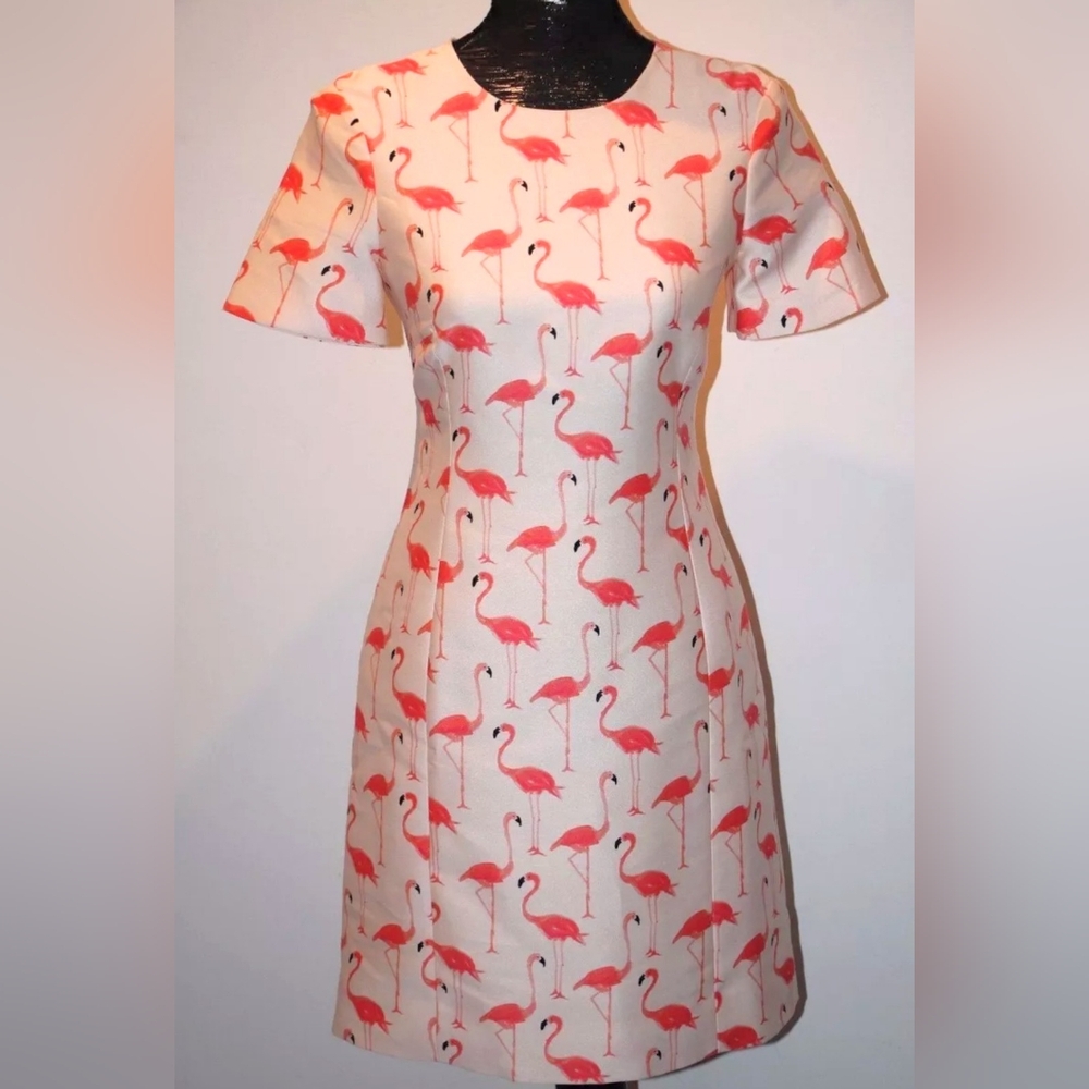 Kate Spade flamingo dress 00